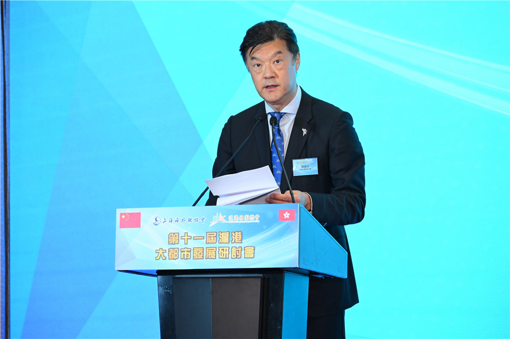 4沪港社团总会主席姚祖辉致辞